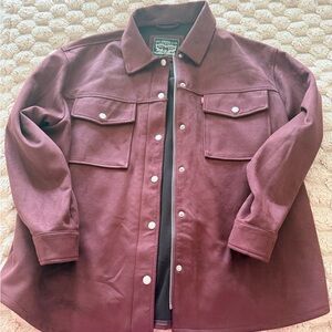 Woman’s Suede Zip Jacket - Brown